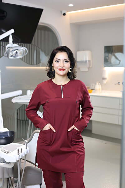 Ehil Doctor/Nurse Jersey Lycra Hijab Uniform Suit