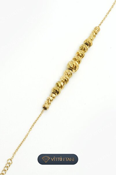 Çelik Altın Renk Dorika Bileklik