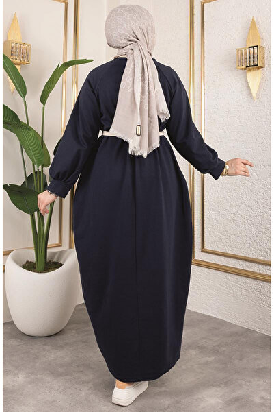 sefamerve Balloon Model Sports Suit 0264-04 Navy Blue