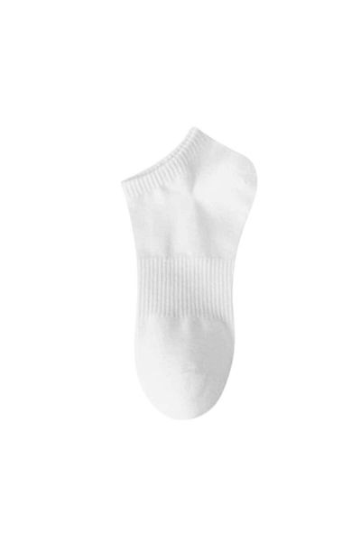 OEM Set 3 pairs men's short socks, cotton, white, 41-46 EU