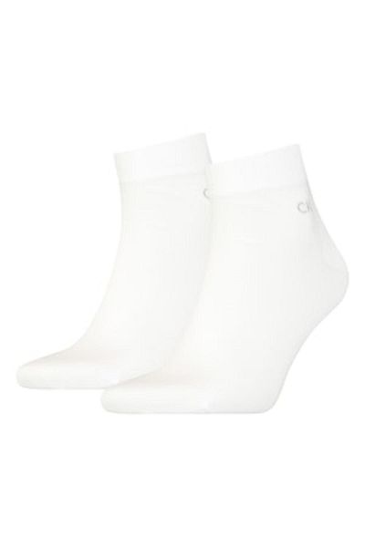 Calvin Klein , Set of short socks - 2 pairs, Optical white, 43-46