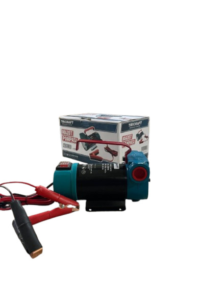 Tricraft KOD5503 12V Mazot Pompası Akü Krokodilli Dizel Yakıt Transfer Pompası