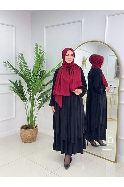 VALENS BOUTİQUE Women's Hijab Set 2 Piece Tunic & Skirt Set