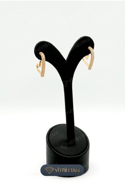 XUPING JEWELRY Kalp Figürlü Altın Renk Xuping Küpe