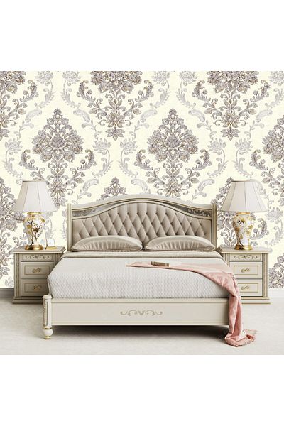YALLA HomeGym Modern PVC Wallpaper 1 Roll For Living Room Bedroom Decor, 0.53m X 9.5m (510601)