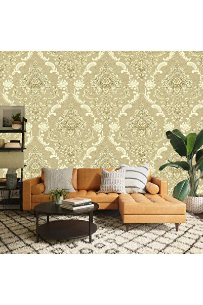 YALLA HomeGym Modern PVC Wallpaper 1 Roll For Living Room Bedroom Decor, 0.53m X 9.5m (510604)