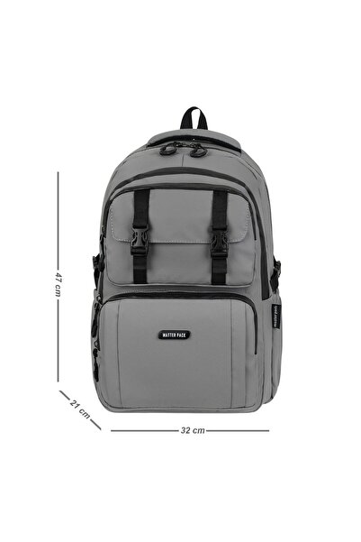 Dadacuq Rucsac de școală cu șase compartimente pentru laptop și compartiment ...