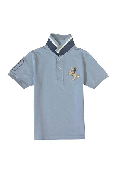 Giordano Kids' Napoleon Polo: Classic Piqué, Bold Embroidery, All-Day Comfort
