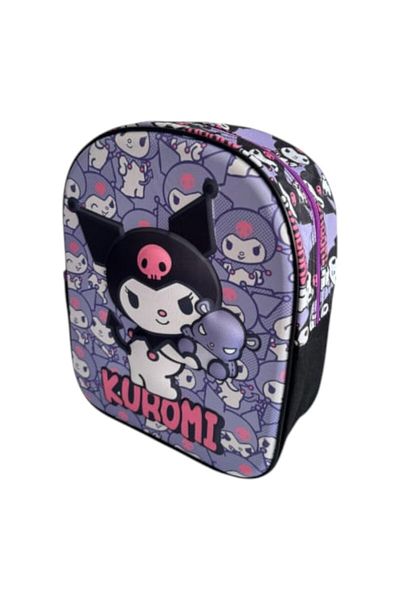 Hello Kitty Ghiozdan 3D, 30x24x12 cm, multicolor, bretele ajustabile si captusite, Kuromi
