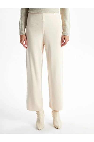 LC Waikiki Lcwaikiki Classic Women's Knitwear Pants with Elastic Waist (W5)