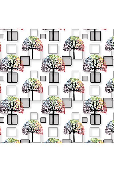 YALLA HomeGym Modern PVC Wallpaper 1 Roll For Living Room Bedroom Decor, 0.53m X 9.5m (621801)