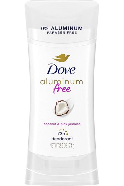 Dove 0% Aluminum Women's Deodorant with Coconut and Pink Jasmine, 74g