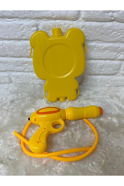 BEREKET PAZAR Sevimli Panda Şekilli Sırt Çantalı Pompalı Su Tabancası