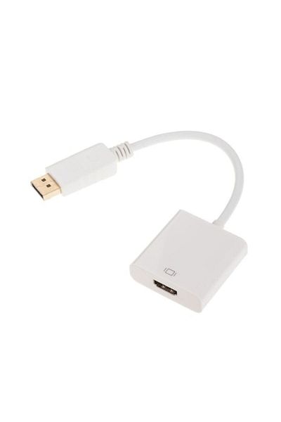 OEM Display Port to HDMI Adapter Cable, White