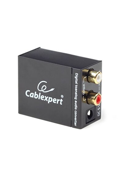 Cablexpert Convertor audio digital-analogic 08257 cu alimentare de 5V CC, negru