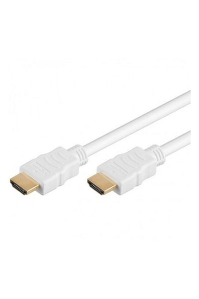 PremiumCord Cablu HDMI, mascul-mascul, 4K, calitate înaltă, V1.4, contacte placate cu aur, 15 m, alb,