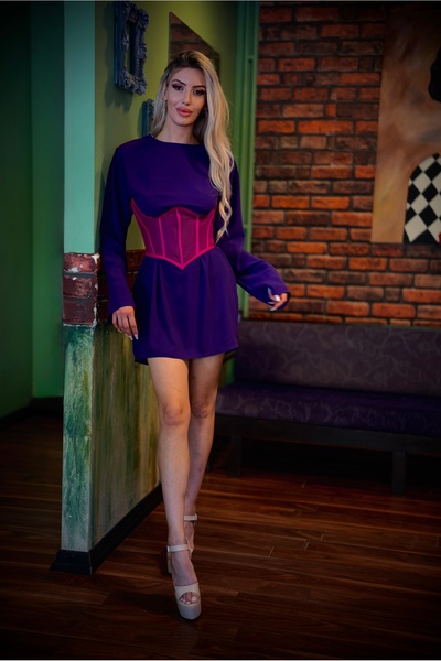 LUCSTYLE Lunaria Specialle Design Korseli Mini Elbise