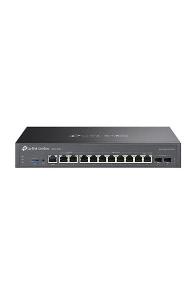 TP-LINK Router VPN, 2 x RJ45 2.5G, 2 x SFP Gigabit, 8 x RJ45 Gigabit, 1 x USB, 1U - Omada ER7412-M2