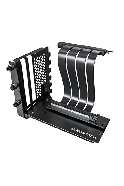 MONTECH Kit riser placa video VGM 2, Negru, PCIe 4.0