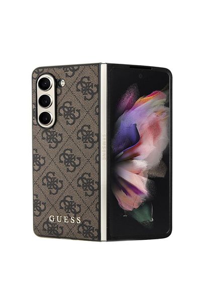 Guess Carcasă de protecție 4G Charms pentru Samsung Galaxy Z Fold 5, maro