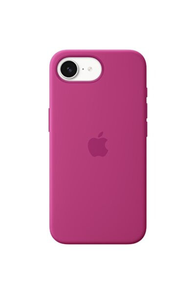 Apple Carcasă din silicon pentru iPhone 16e, fuchsia