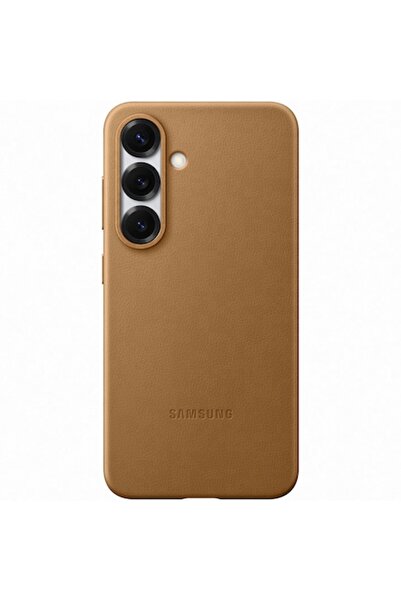 Samsung Δερμάτινη θήκη Kindsuit για το Galaxy S25, χρυσή