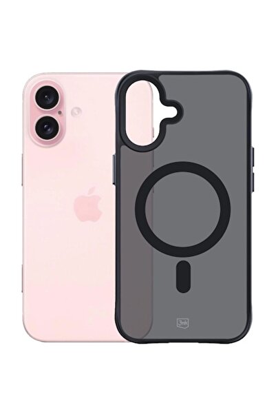 3MK Προστατευτική θήκη Smoke MagCase για iPhone 16, ημιδιαφανής