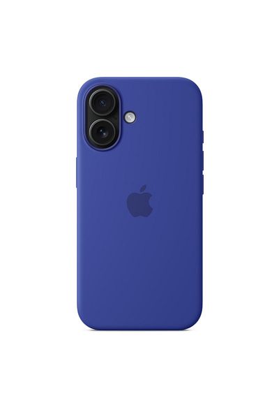 Apple Silicone Case with MagSafe for iPhone 16 - Ultramarine
