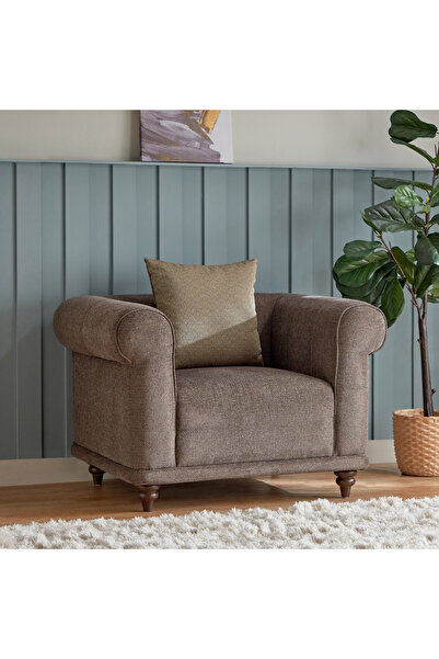 Home Box Oshawa 1-Seater Fabric Sofa with Cushion