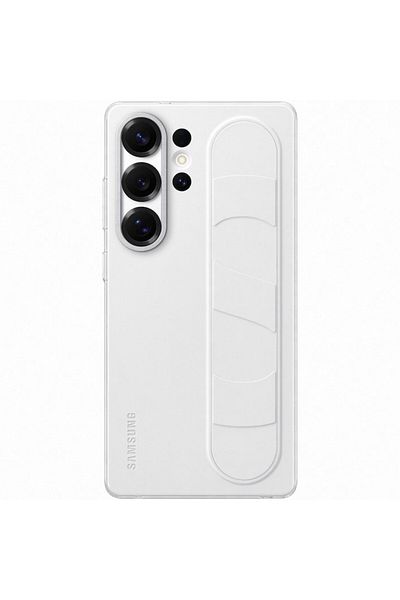 Samsung Standing Grip Case for Galaxy S25 Ultra, White