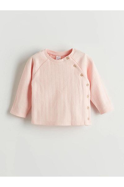 LC Waikiki Lcw Baby Crew Neck Baby Girl Cardigan and Pants 2-Piece (W5)
