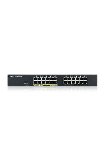 ZyXEL Switch GS1915-24EP with 24 ports, Gigabit, Manageable, Rack Mountable, PoE