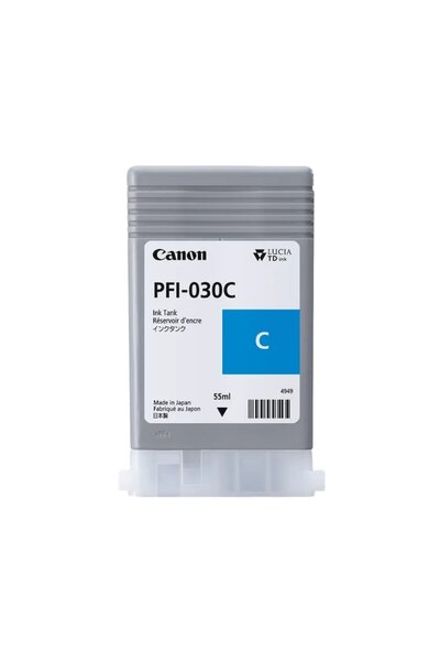 Canon PFI-030C Cyan Ink Cartridge 55 ml for TM-240 / TM-340