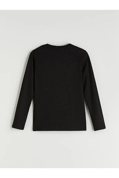 LC Waikiki Tricou de bază pentru copii LCW Kids Crew cu mânecă lungă (W5)