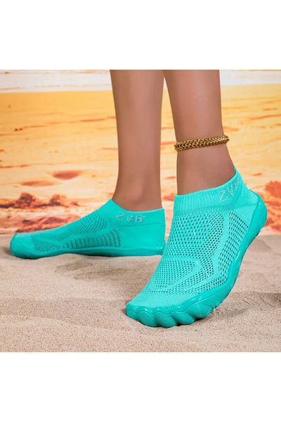 ORGANICYOU Pantofi Aqua ușori pentru femei - Partea superioară din plasă respirabilă, talpă EVA 38-39