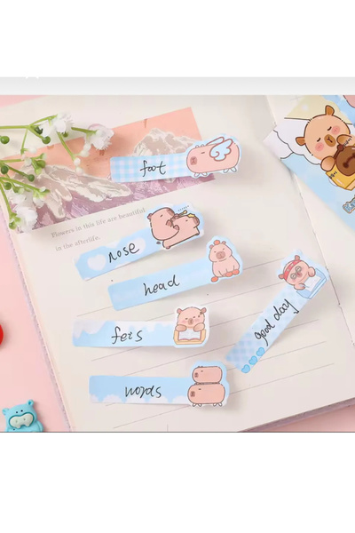 synshop Capybara Capybara Bookmark Finger Postit Adhesive Note Paper