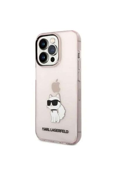 Karl Lagerfeld IML Choupette NFT Case for iPhone 14 Pro Max, Pink