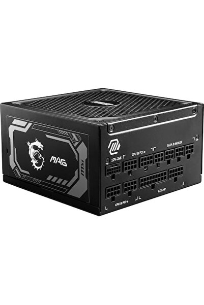 MSI MAG A1000GL PCIE5, 80+ Gold, 1000W, PCIe 5.0, Full Modular, Black