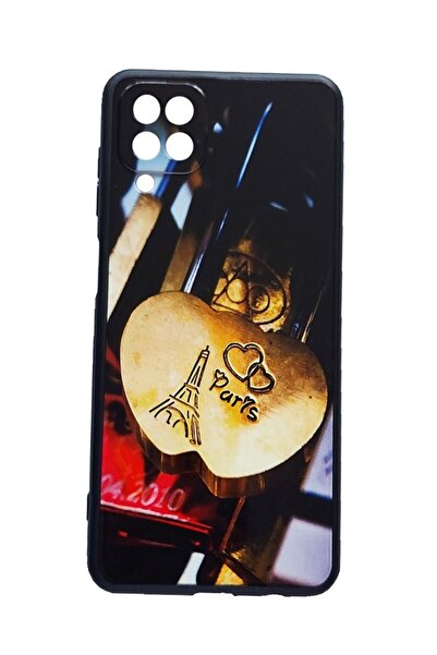 BV Husă de telefon compatibilă cu Samsung Galaxy A12, rezistentă la șocuri, Paris, HT60