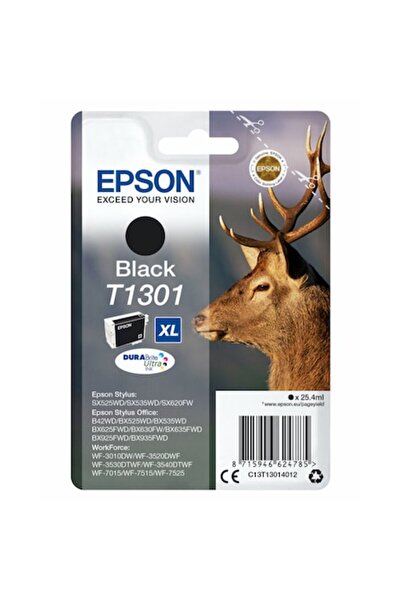 EPSON Cartuș de cerneală original, Epson, T1301, negru