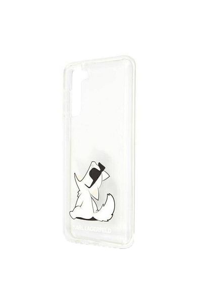 Karl Lagerfeld Choupette Fun Protective Case for Samsung Galaxy S21+ 5G, Clear