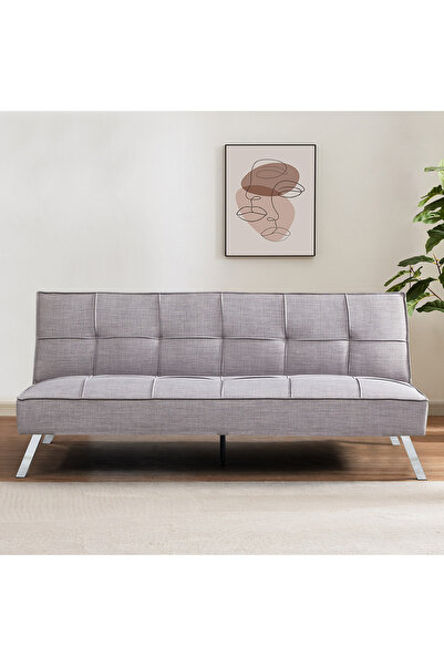 Home Box أريكة سرير من القماش بثلاثة مقاعد من روبي