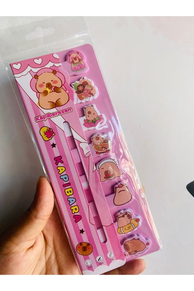 synshop Capybara Capybara Bookmark Finger Postit Adhesive Note Paper