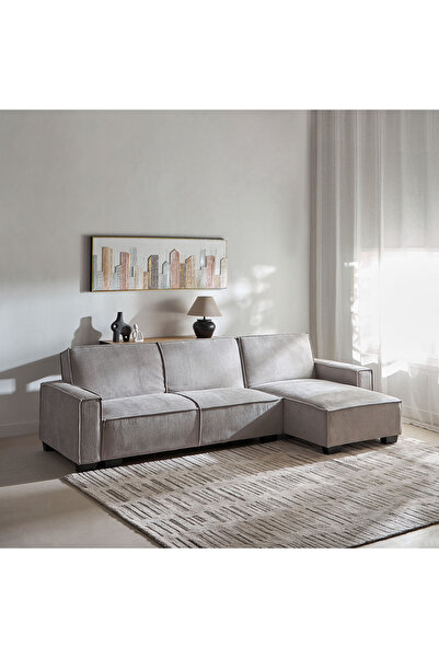 Home Box أريكة سرير زاوية Miller NXT بثلاثة مقاعد مواجهة لليسار واليمين