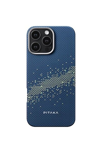 PITAKA Husă de protecție tactilă țesută MagSafe pentru iPhone 16 Pro Max Star...