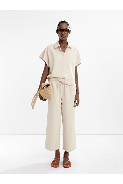 PARFOIS Beli Lastikli Ve Ayarlama İpli Pantolon