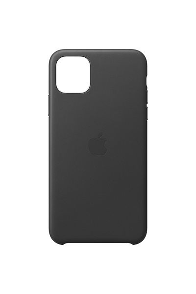 Apple Husă de protecție pentru iPhone 11 Pro Max, piele, neagră