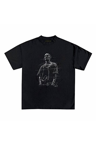 RawNox تيشيرت مطبوع مخصص للجنسين من ترافيس سكوت