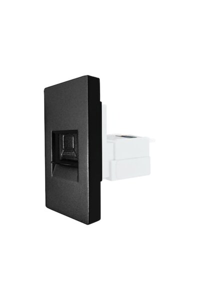 luxion Internet Socket CAT6 RJ45 1M LUXION, Black