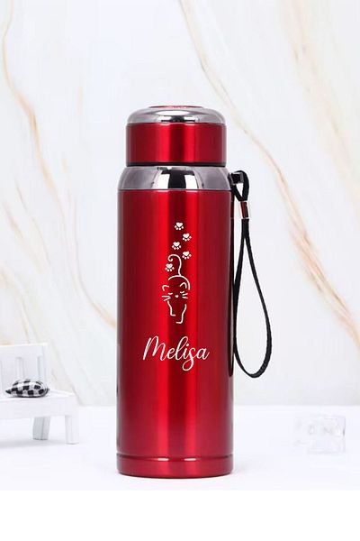 İŞTE BU 1 Liter Stainless Steel Thermos |   12 Hours Hot and Cold Keeping |   Durable Structure